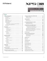 Roland XPS-30 User guide