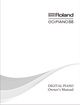 Roland GO:PIANO88 Owner's manual