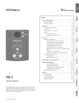 Roland TD-1DMK V-Drum Set User manual