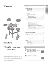 Roland TD-1KPX Owner's manual