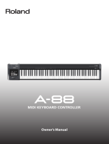 Roland A-88 Owner's manual