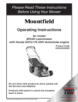 Mountfield SP53H Operating instructions