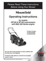 Mountfield HP185 Operating instructions