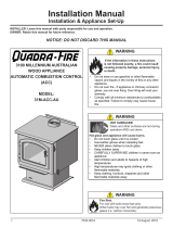 Quadrafire 3100 Millennium AU Wood Stove Installation guide