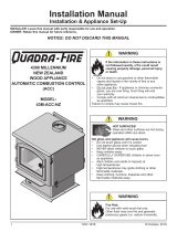 Quadrafire 4300 Millennium AU Wood Stove Installation guide