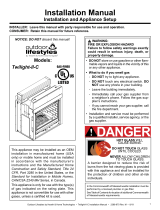 Heatilator Twilight II Gas Fireplace Installation guide