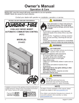 Quadrafire 3100i Wood Insert User manual