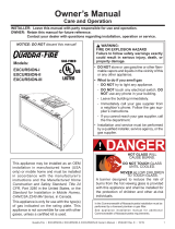 Quadrafire Excursion Series Gas Fireplace Insert Owner's manual