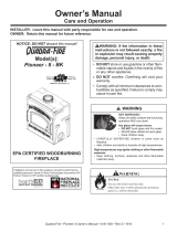 Quadrafire Pioneer II Wood Fireplace User manual