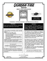 Quadra-Fire Garnet DV-250 Gas Stove Instructions Manual
