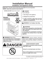 Heatilator CARODG36I/42I-B Models Installation guide