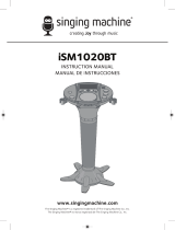 SingingMachine ISM1020BT User manual