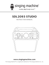 SingingMachine SDL2093 Studio User manual