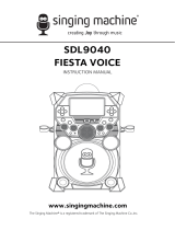 SingingMachine SDL9040 User manual