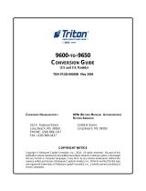 Triton Systems 9600 Series Owner's manual