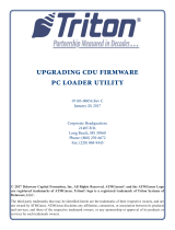 Triton Systems SCDU Owner's manual