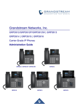 Grandstream GRP2612 Administration Guide