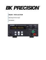 B&K Precision Model 9103 User manual