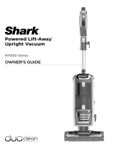 Shark NV831 User manual