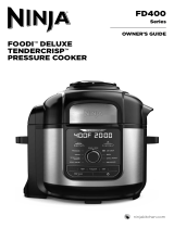 Ninja FD400 Series Foodi Deluxe Tendercrisp Pressure Cooker User manual