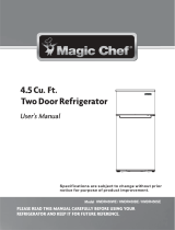 Magic Chef HMDR450WE Owner's manual