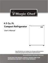 Magic Chef HMTR450SE Owner's manual