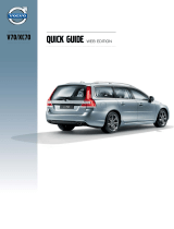 Volvo XC70 Quick start guide
