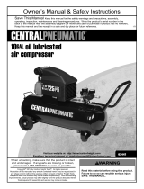 Central Pneumatic 62441 Air Compressor Owner's manual