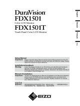 Eizo FDX1501T Owner's manual