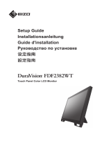 Eizo FDF2382WT Installation guide