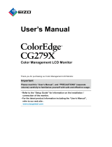 Eizo CG279X User manual
