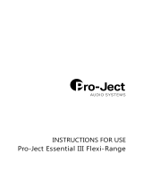 Pro-Ject Essential III Bluetooth User manual