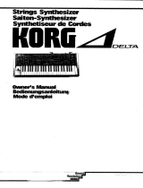 Korg Delta Owner's manual