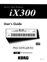 Korg iX300 User guide