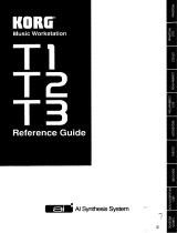 Korg T3 Reference guide