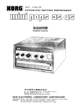 Korg MINI POPS 45 Owner's manual
