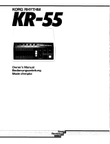 Korg KR-55 Owner's manual