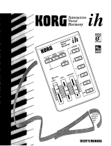 Korg IH User manual