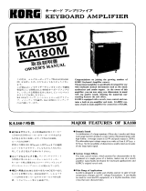Korg KA-180 Owner's manual
