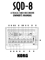 Korg SQD-8 Owner's manual