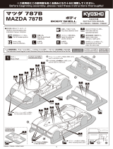 Kyosho No.PZB203/206/207 MAZDA 787B Body User manual