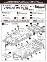 Kyosho No.PZB204/205 PLAZMA Lm Toyota TS020 Body User manual