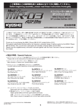 Kyosho No.32752 MINI-Z MR-03 SP Limitd User manual