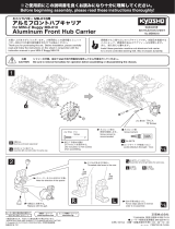 Kyosho MBW018@Aluminum Front Hub Carrier User manual