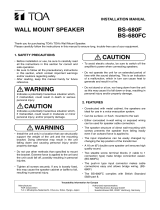 TOA BS-680F User manual