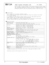 Optimus CS-154BS Datasheet
