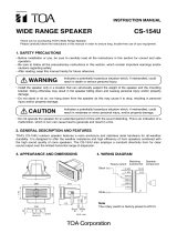 TOA CS-154U User manual