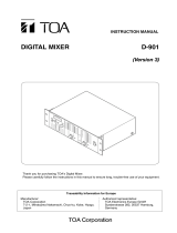 TOA D-901 CE-GB User manual