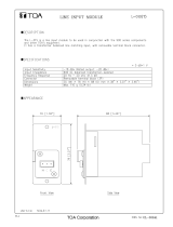 TOA L-01S T Specification Data