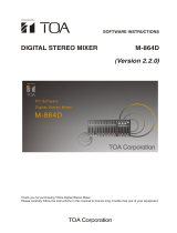 TOA M-864D CE/CE-AU/CE-GB User manual